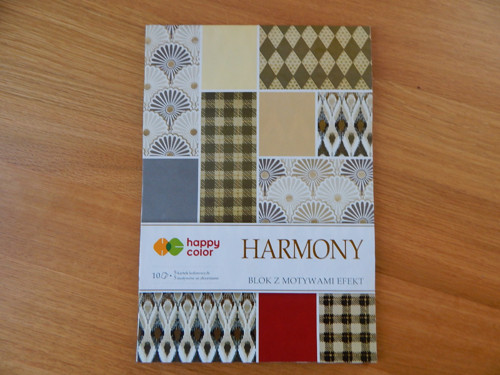 Papíry A4 Harmony pozlacené 10 archů