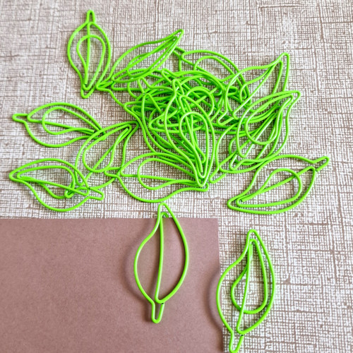Sada 20 ks kancel. SPONEK LÍSTEČEK (zelené neon.) — foto 1