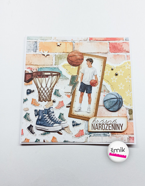 Narozeninové basketbalové přání "Teen Spirit"