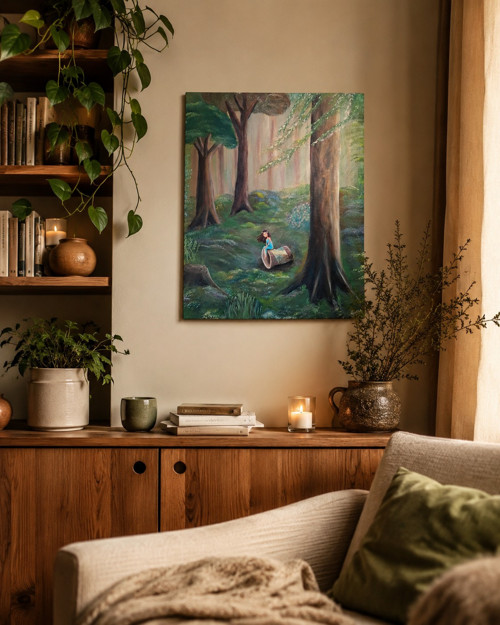 "Víla Zkelímka" Originál 40x50