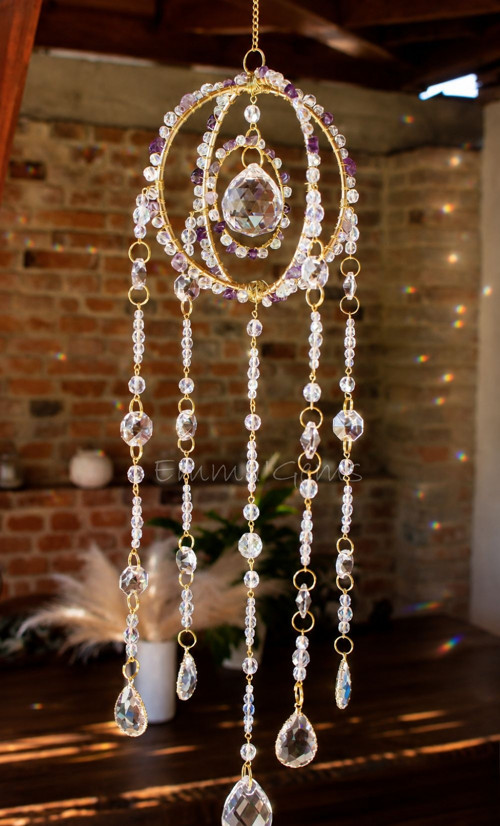 Suncatcher/Lapač Slunce Elara Ametyst