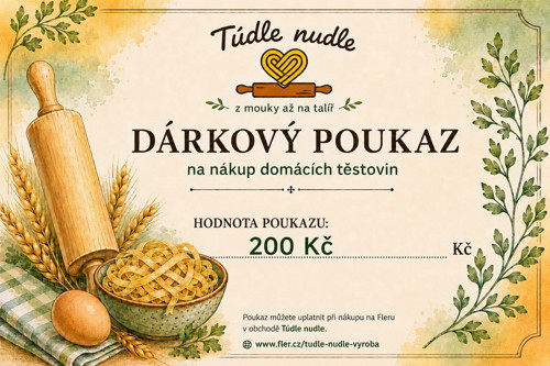 Nákupní poukaz v hodnotě 200 Kč