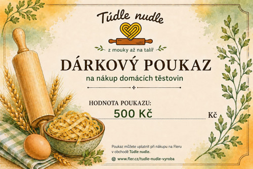 Nákupní poukaz v hodnotě 500 Kč