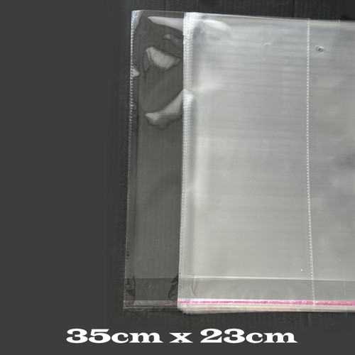 PP sáček s lepící klopou - 35cmx23cm - bal.10ks