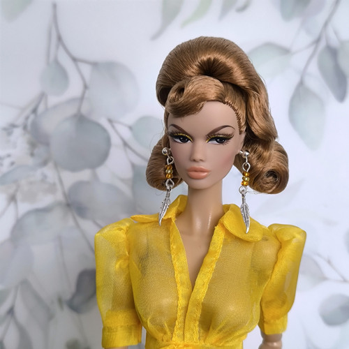 Náušnice panenky IT, Barbie, Poppy Parker