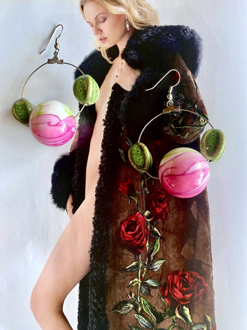 Náušnice boho výrazné — foto 1