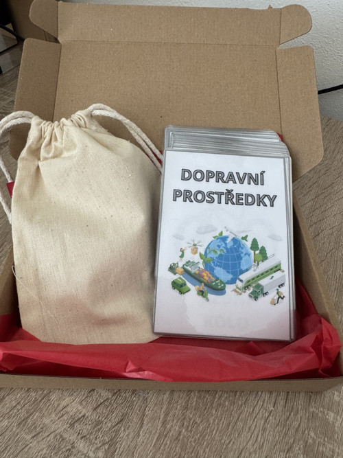 Výukové kartičky - Dopravní prostředky 46ks