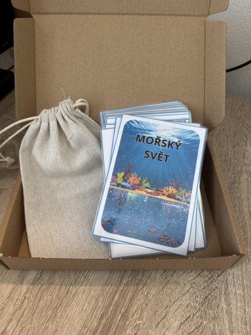 Výukové kartičky - Mořský svět (30ks)