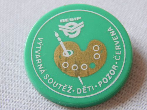 Besip - placka, brož pro děti ze soutěže