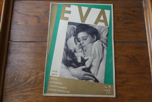 Časopis EVA, 4/1930, vintage móda, Art Deco
