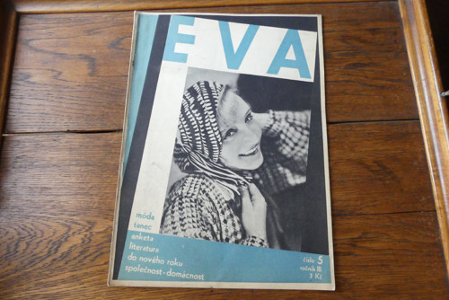 Časopis EVA, 5/1931, vintage móda, Art Deco