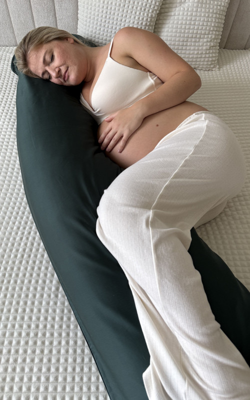 Hajánek–těhotenský a relaxační polštář zelený