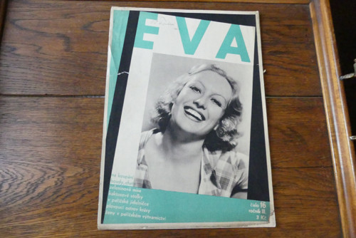 Časopis EVA, 16/1931, vintage móda, Art Deco