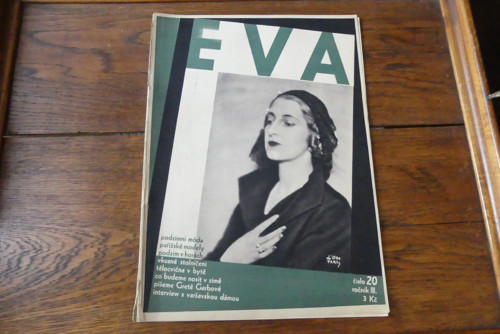 Časopis EVA, 20/1931, vintage móda, Art Deco