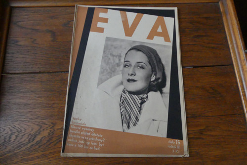 Časopis EVA, 15/1931, vintage móda, Art Deco
