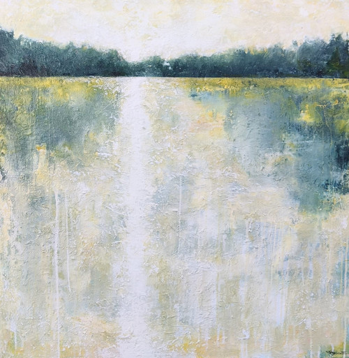 Chladivé ráno....100x100cm