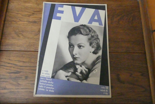 Časopis EVA, 18/1931, vintage móda, Art Deco