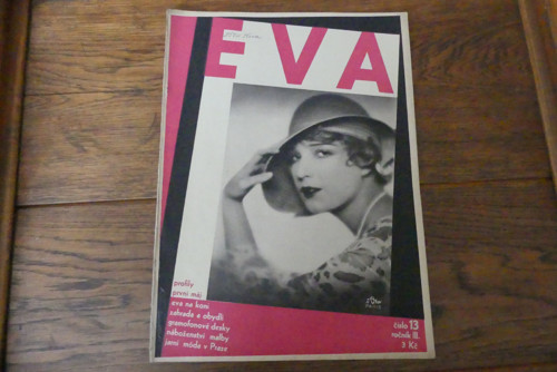 Časopis EVA, 13/1931, vintage móda, Art Deco