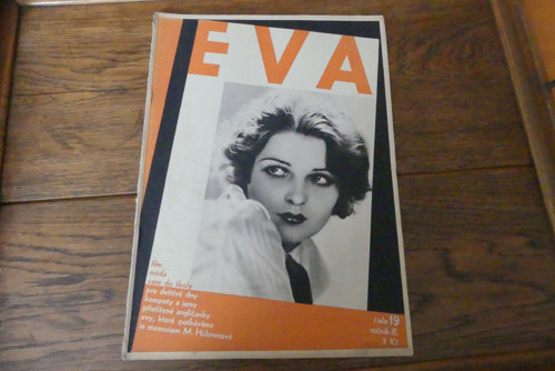 Časopis EVA, 19/1931, vintage móda, Art Deco