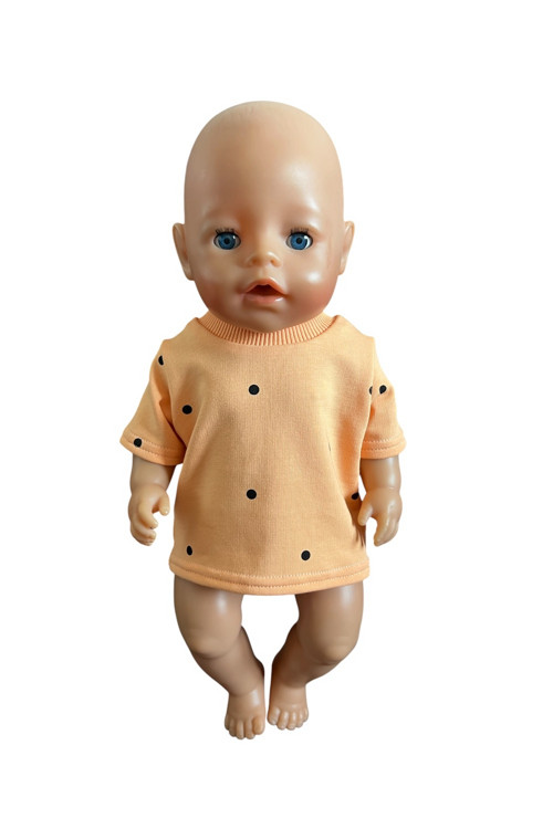 Tričko pre Baby Born 43 cm - puntíky
