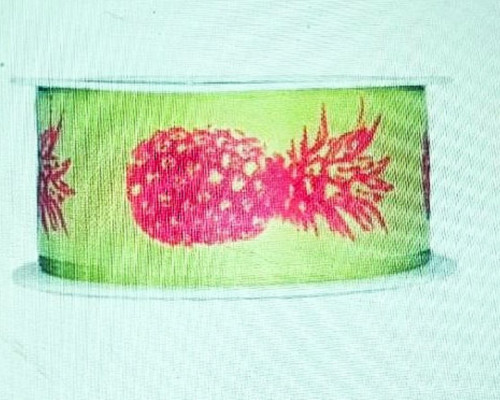 Saténová stuha ananas (2,5m)