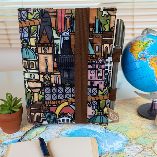 Obal na turistický deník-wander book -kočárkovina