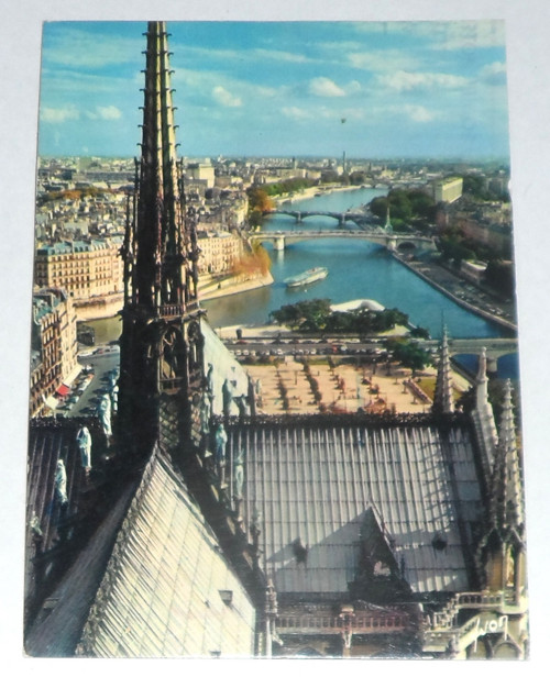 POHLEDNICE • Seina z věží Notre-Dame, 1976
