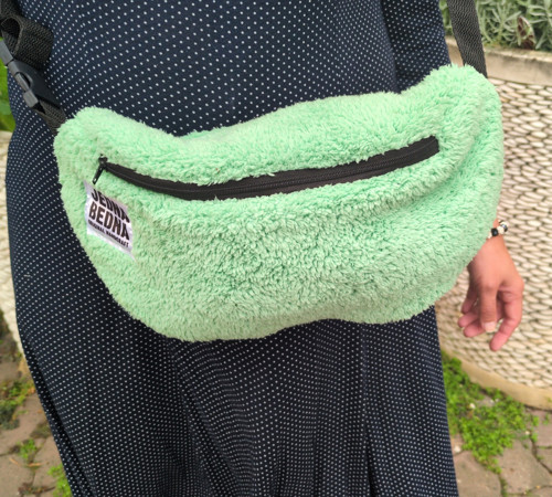 Ledvinka TEDDY zelená mint