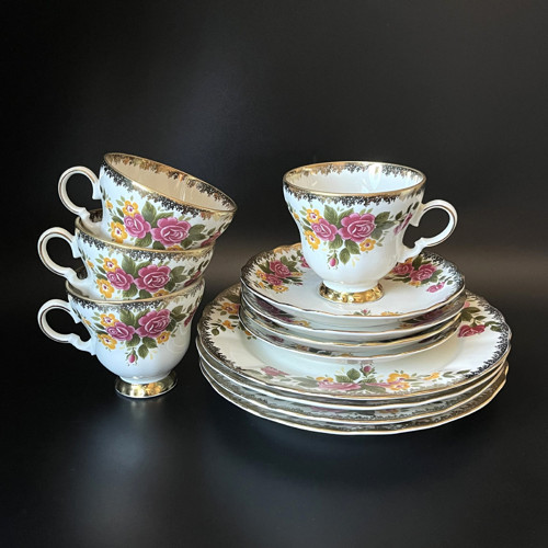 4x snídaňová sada, servis Ivory Winterling Bavaria