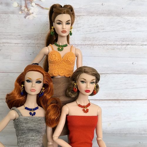 Sada šperků pro panenky Barbie, FR, Integrity