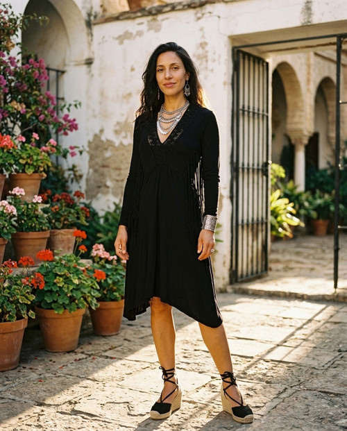 Śaty boho in black — foto 1