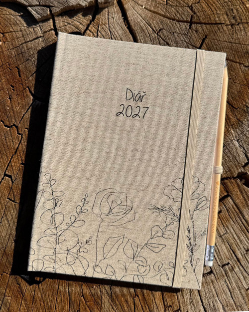 Týdenní diář 2027 - A5 - Linie květin