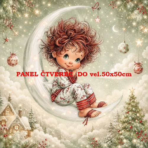 Bavlněný panel 10x10 cm