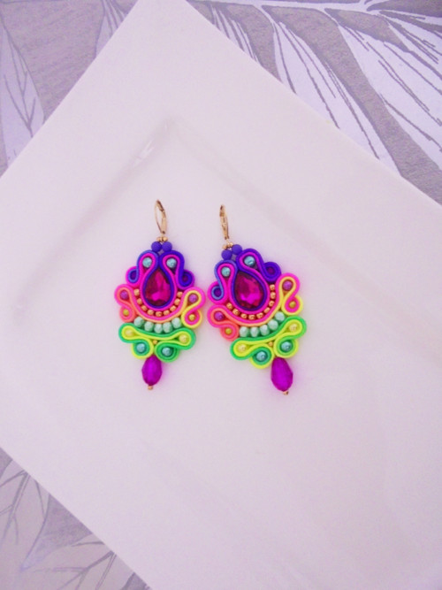 Soutache náušnice