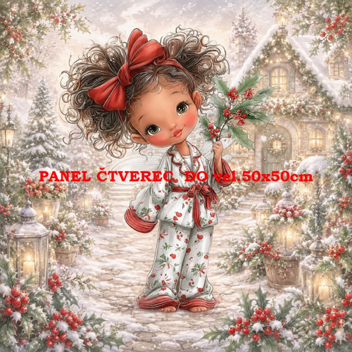 Bavlněný panel 10x10 cm — foto 1