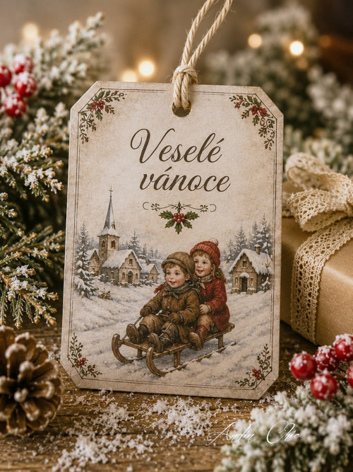Vánoční visačky – kouzlo tradičních českých vánoc