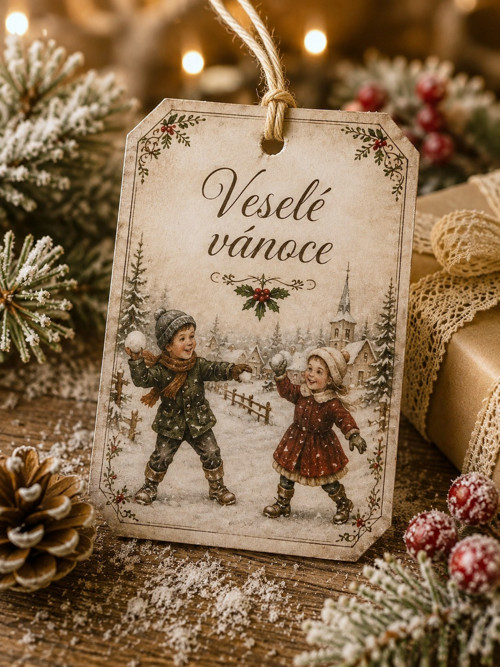 Vánoční visačky – kouzlo tradičních českých vánoc