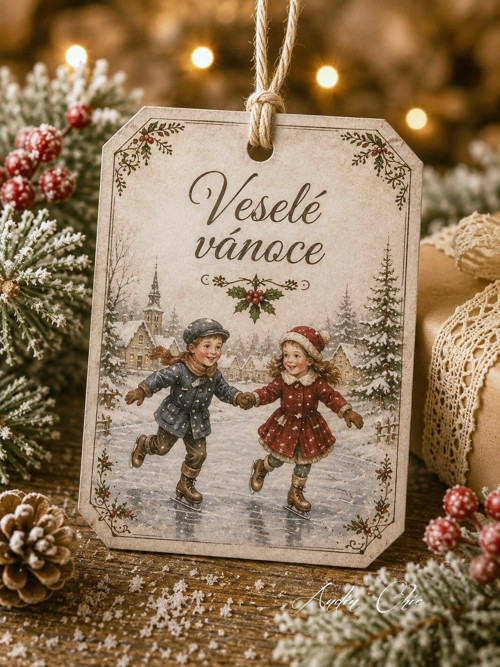 Vánoční visačky – kouzlo tradičních českých vánoc