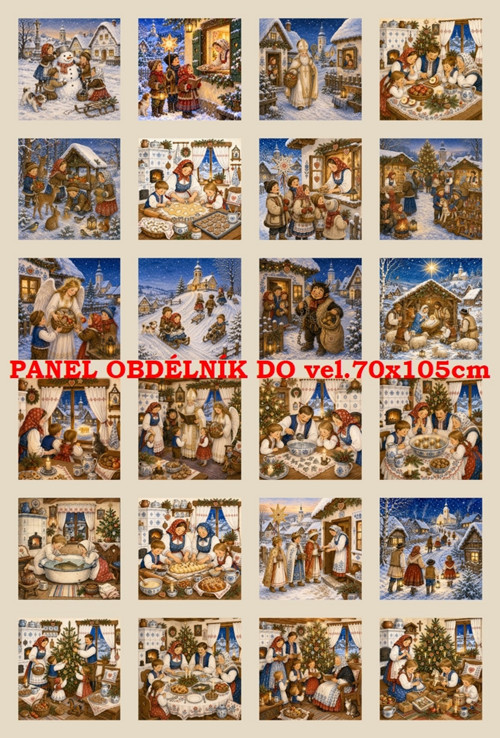 Bavlněný panel 40 x 60 cm — foto 1