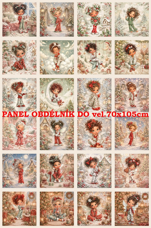 Bavlněný panel 40 x 60 cm — foto 1