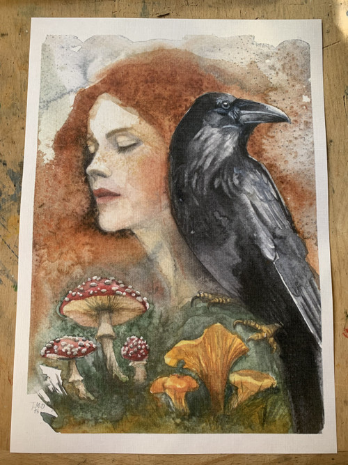 Čarodějka print A4