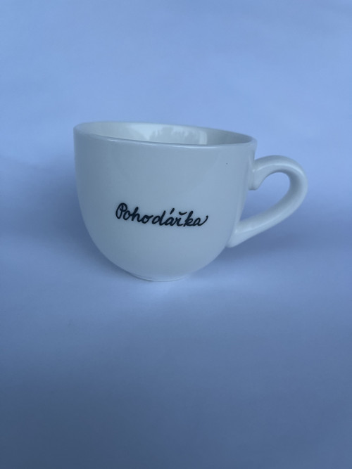 Porcelánový espresso hrnek POHODÁŘKA