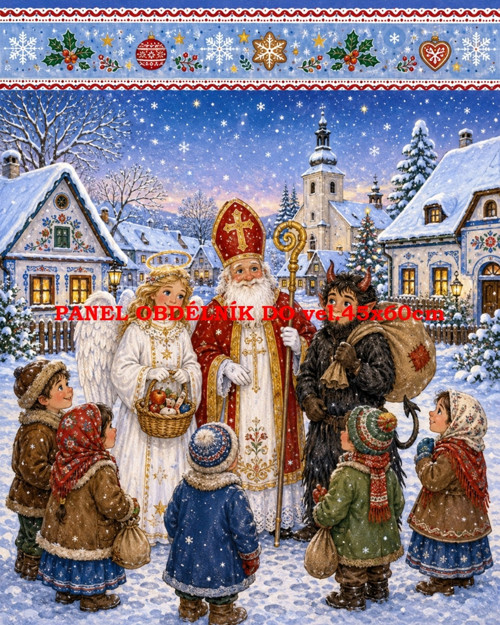 Bavlněný panel 8x10 cm - skladem