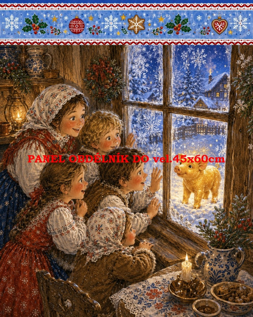 Bavlněný panel 8x10 cm - skladem