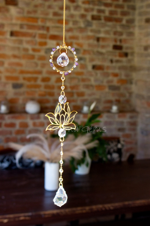 Suncatcher/Lapač Slunce Kaia Ametyst