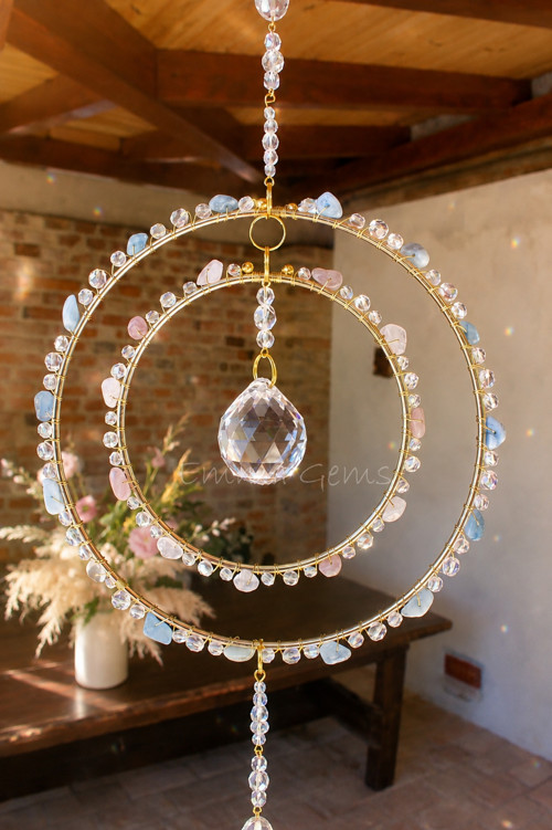 Suncatcher/Lapač Slunce Ayla Růženín Aquamarín