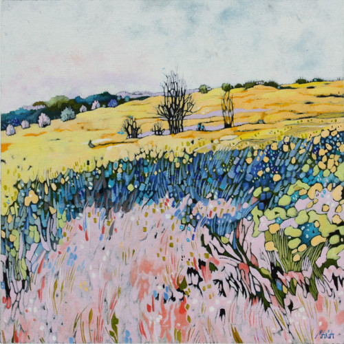 Krajina s vůní vanilky ... 50x50cm