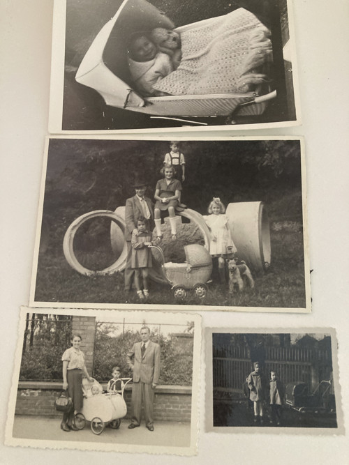 Kočárky na fotografii