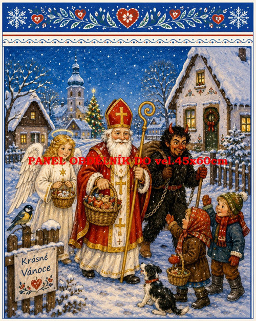 Bavlněný panel 12x15 cm - skladem