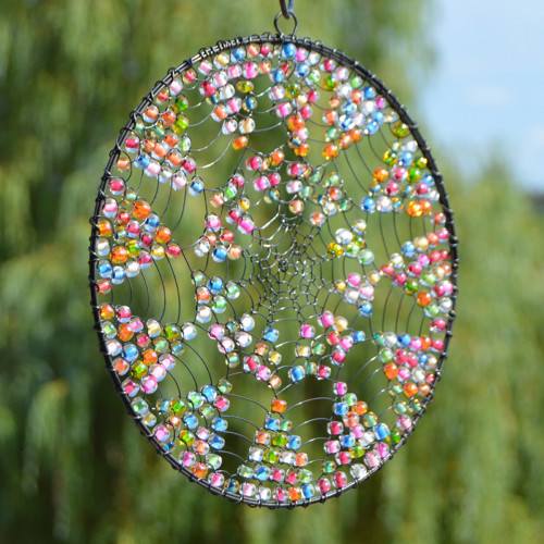 Drátované kolečko Barevný kaleidoskop